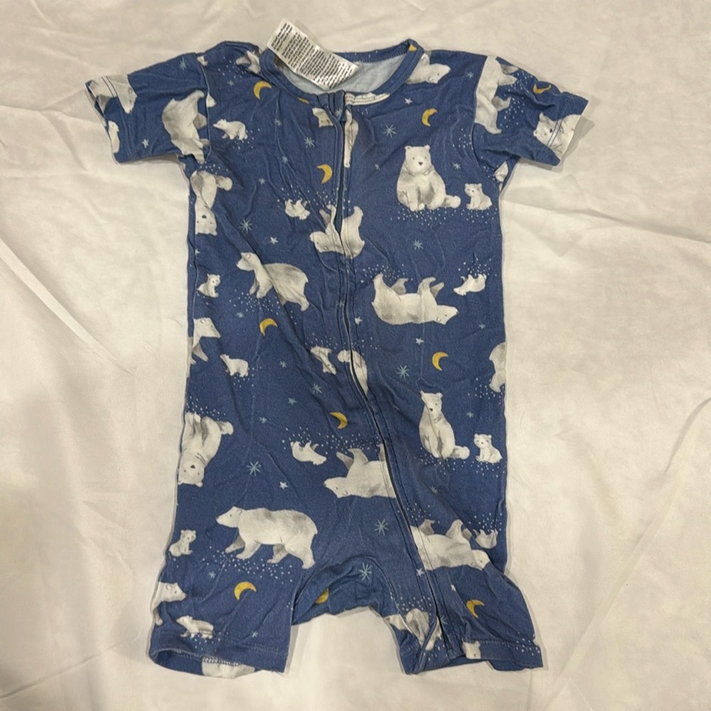 Gerber Short sleeve zipper pajamas